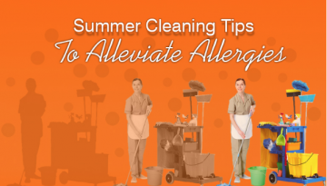Summer cleaning tips to alleviate allergies.