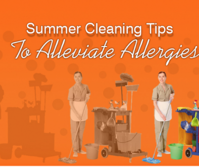 Summer cleaning tips to alleviate allergies.